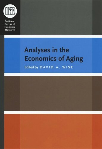 Analyses In The Economics Of Aging David A Wise Editor