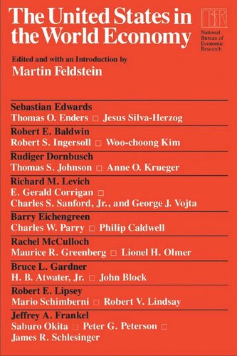 The United States In The World Economy Martin Feldstein Editor