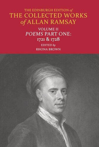 Poems Of Allan Ramsay Allan Ramsay Editor Rhona Brown Editor