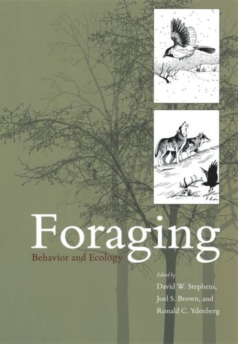 Foraging Behavior And Ecology David W Stephens Editor Joel S Brown Editor Ronald C Ydenberg Editor