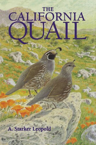 The California Quail Reprint 2019 A Starker Leopold