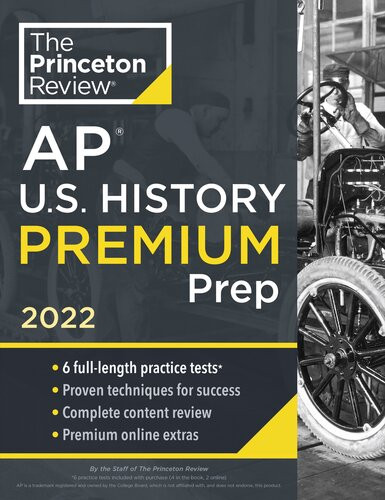 Princeton Review Ap Us History Premium Prep 2022 1st Edition The Princeton Review