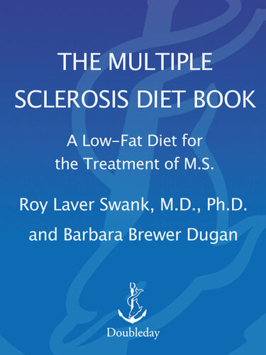 The Multiple Sclerosis Diet Book Roy Laver Swank Barbara Brewer Dugan