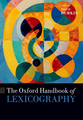 The Oxford Handbook Of Lexicography Philip Durkin