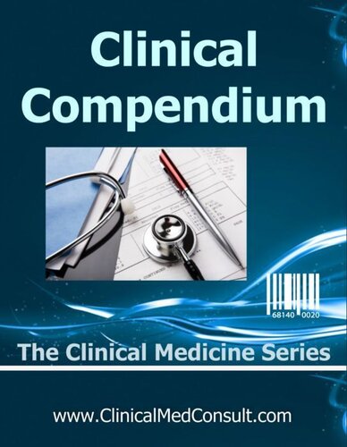 Clinical Medical Compendium 2020 The Clinical Medicine Series Book 2 16th Edition C G Weber Md
