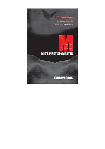 M Mi5s First Spymaster Andrew Cook