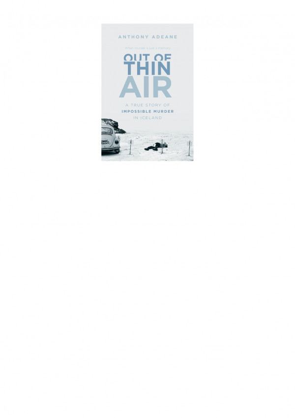 Out Of Thin Air Anthony Adeane