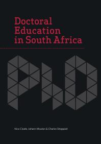 Doctoral Education In South Africa 1st Edition Nico Cloete Johann Mouton