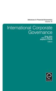 International Corporate Governance Kose John Stephen P Ferris Anil K Makhija