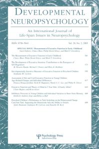 Measurement Of Executive Function In Early Childhood A Special Issue Of Developmental Neuropsychology First Edition Clancy Blair Philip D Zelazo Mark T Greenberg