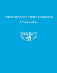 Temple University Aegean Symposium A Compendium 1st Edition Philip P Betancourt