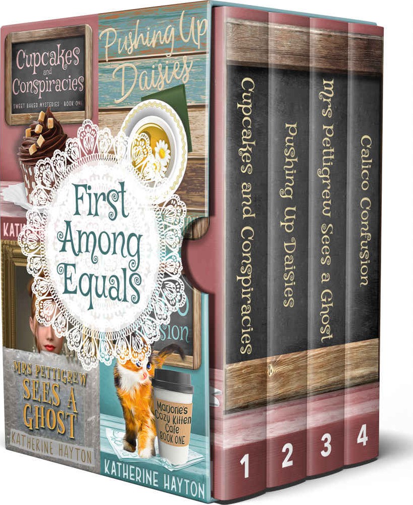First Among Equals Box Set Four Firstinseries Cozy Mystery Titles Kindle Katherine Hayton