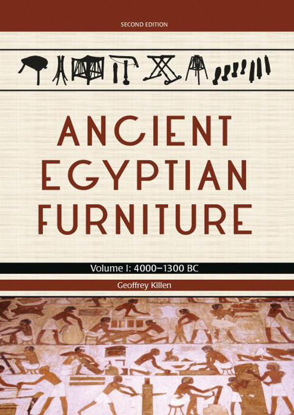 Ancient Egyptian Furniture Volume I 40001300 Bc Geoffrey Killen