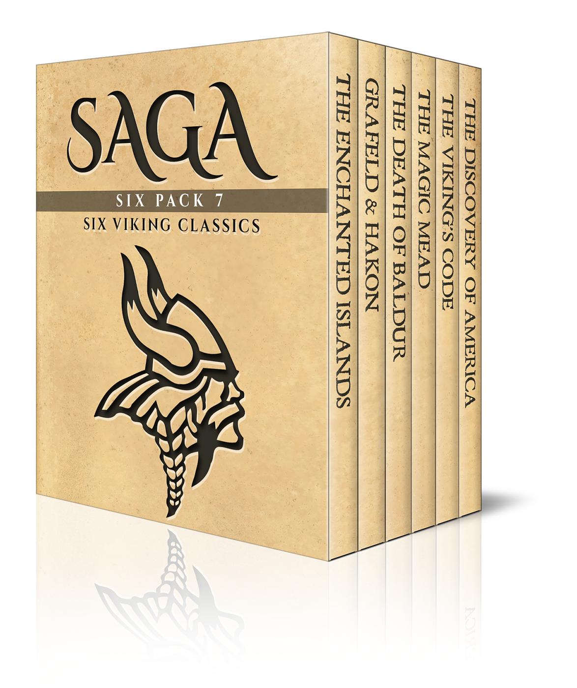 Saga Six Pack 7 Emilie Kip Baker Benjamin Franklin Decosta Thomas Wentworth Higginson Florence Holbrook Jean Lang Snorri Sturluson