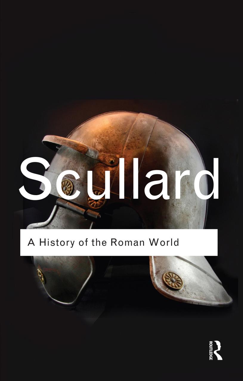 A History Of The Roman World 753 To 146 Bc 4th Edition H H Scullard