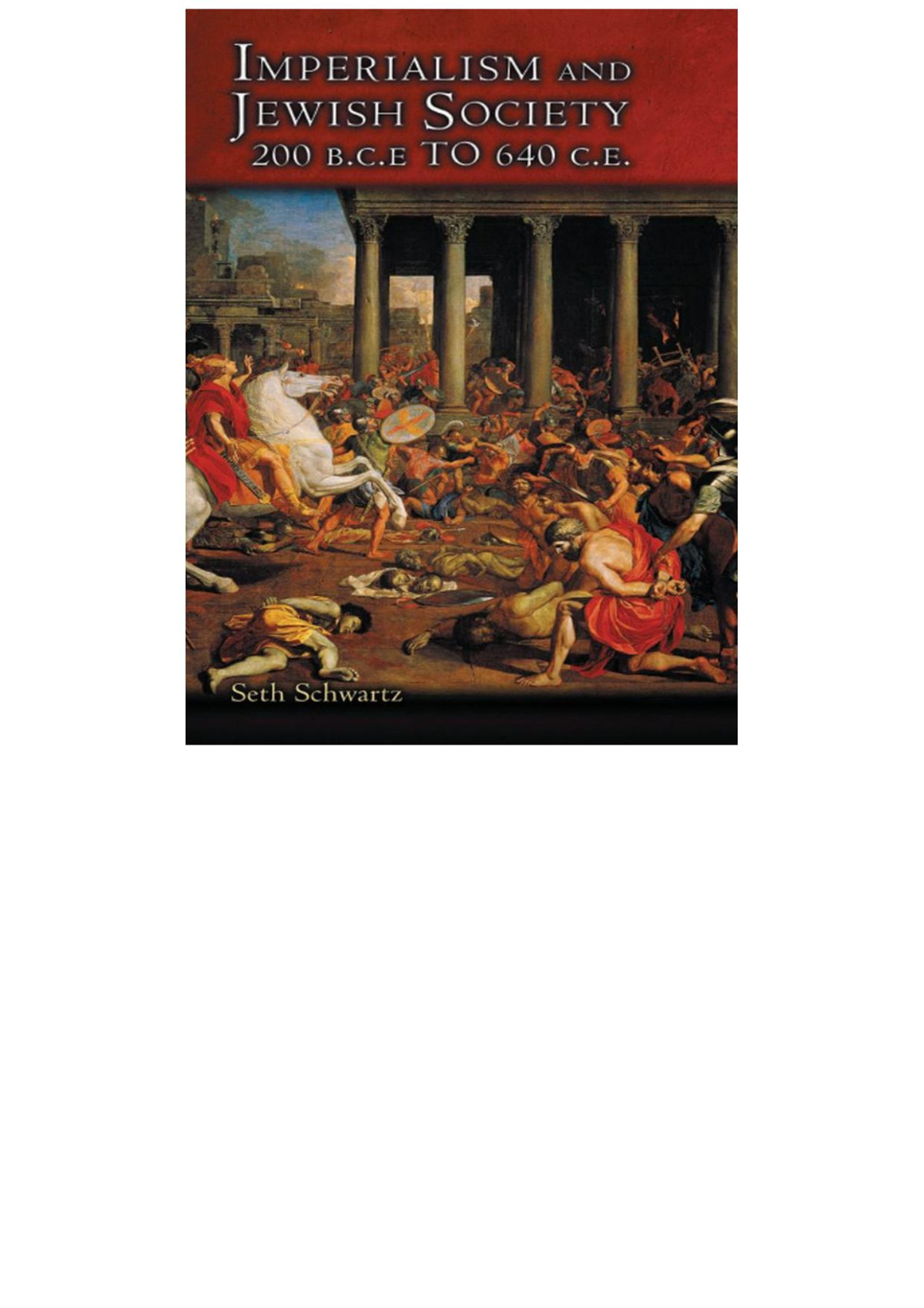 Imperialism And Jewish Society Schwartz Seth