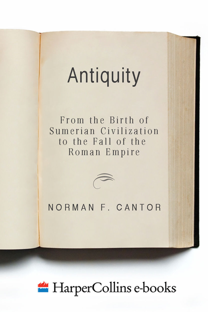 Antiquity Norman F Cantor