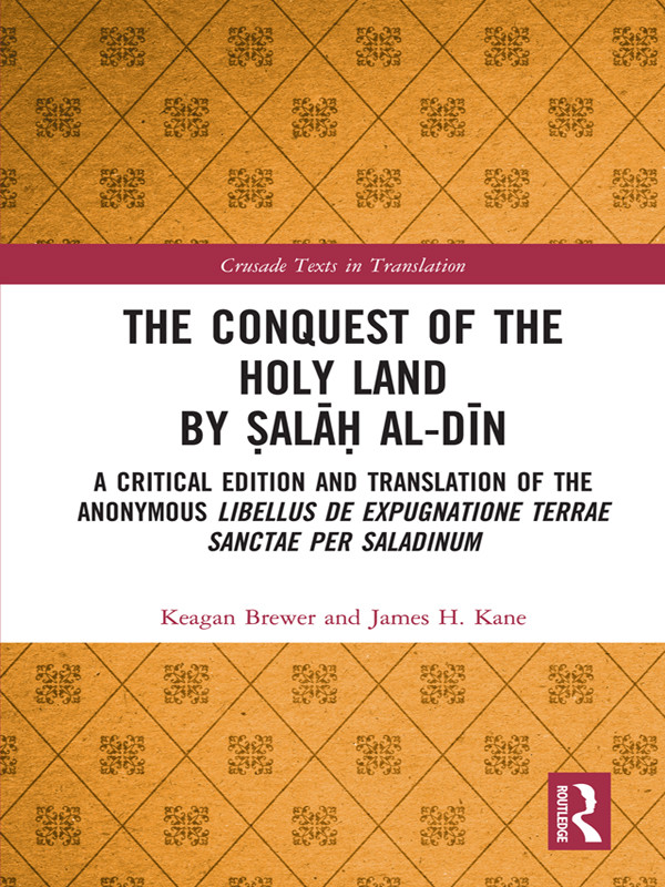 The Conquest Of The Holy Land By Al Aldn Brewer Keagankane