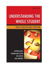 Understanding The Whole Student Holistic Multicultural Education 2nd Edition Clifford