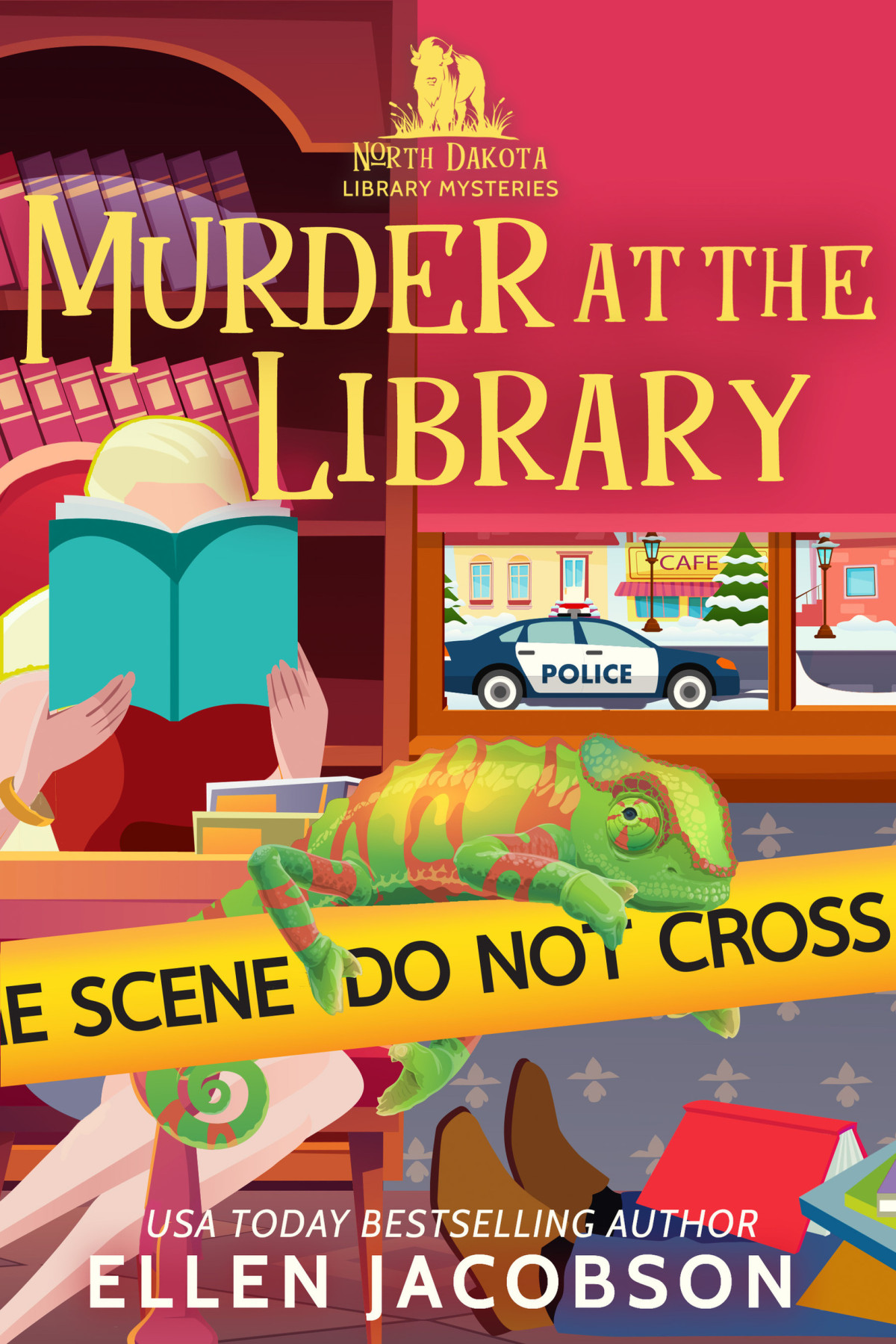 Murder At The Library Ellen Jacobson