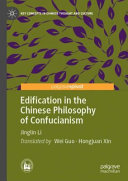 Edification In The Chinese Philosophy Of Confucianism Jinglin Li