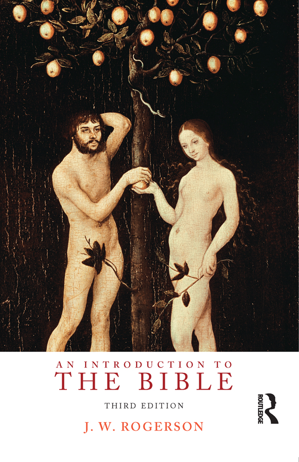 An Introduction To The Bible 3rd J W Rogerson