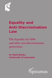 Equality And Antidiscrimination Law The Equality Act 2010 And Other Antidiscrimination Protections Mark Butler