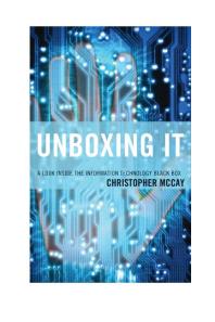 Unboxing It A Look Inside The Information Technology Black Box Christopher Mccay