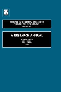 A Research Annual Warren J Samuels Jeff E Biddle Ross B Emmett