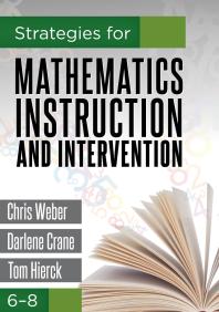 Strategies For Mathematics Instruction And Intervention 68 1st Edition Chris Weber Darlene Crane