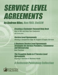 Service Level Agreements By Andrew Hiles Hon Fbci Eloscm A Rothstein Publishing Collection 1st Edition Andrew Hiles