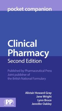 Clinical Pharmacy Pocket Companion 2nd Edition Alistair Howard Gray Jane Wright Lynn Bruce Jennifer Oakley