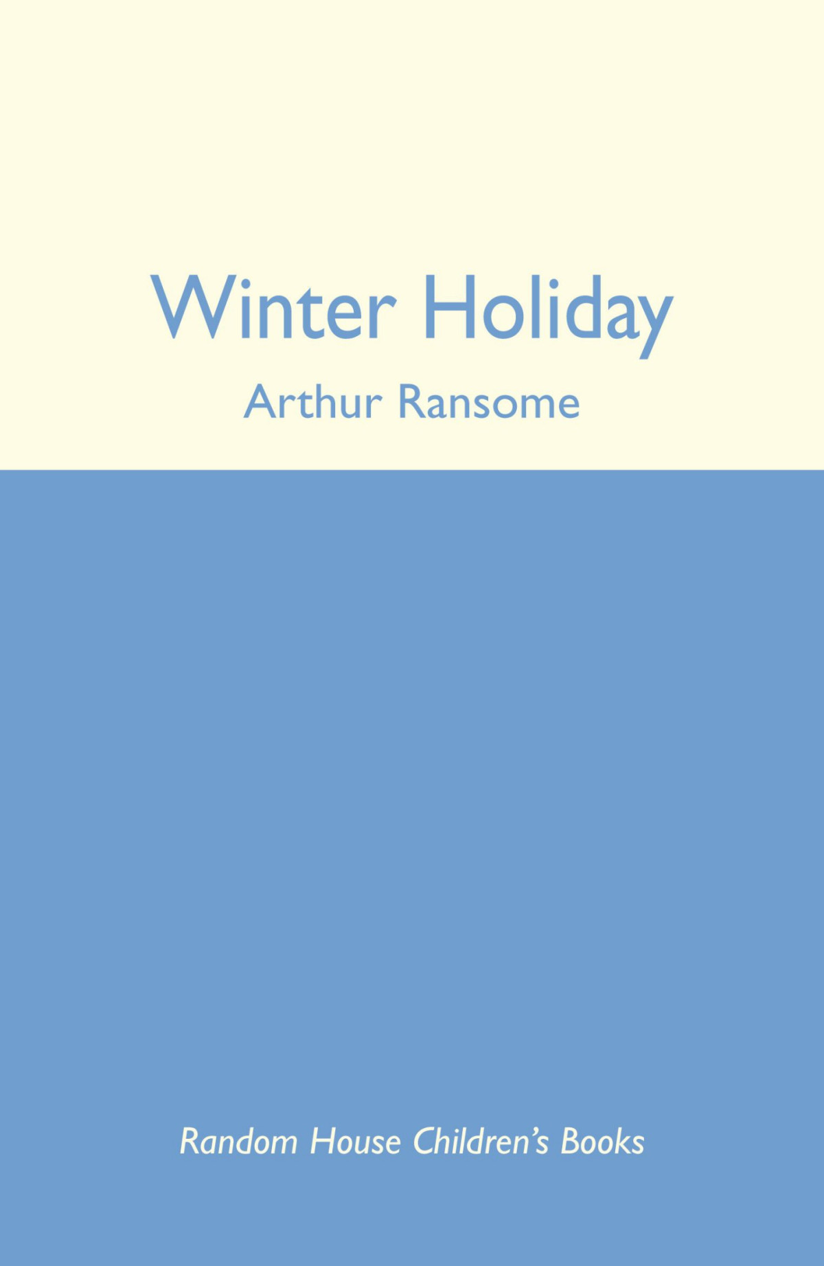Winter Holiday Arthur Ransome