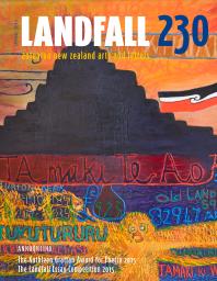 Landfall 230 Aotearoa New Zealand Arts And Letters 1st Edition David Eggleton
