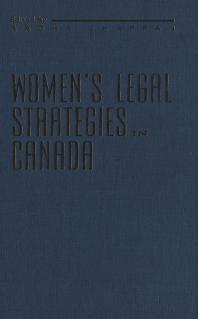 Womens Legal Strategies In Canada 1st Edition Radha Jhappan