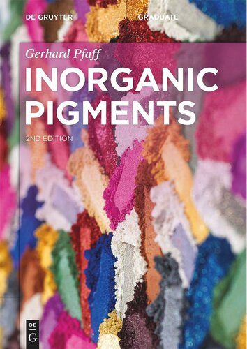 Inorganic Pigments 2nd Revised And Extended Edition Pfaff G