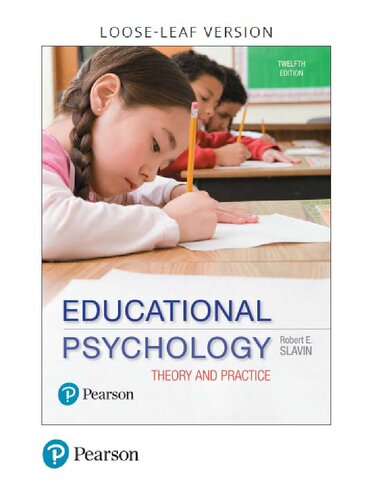 Educational Psychology Theory And Practice 12th Edition Robert E Slavin