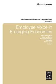 Employee Voice In Emerging Economies 1st Edition Amanda Pyman Paul J Gollan Adrian Wilkinson Cathy Xu Senia Kalfa Cathy Xu