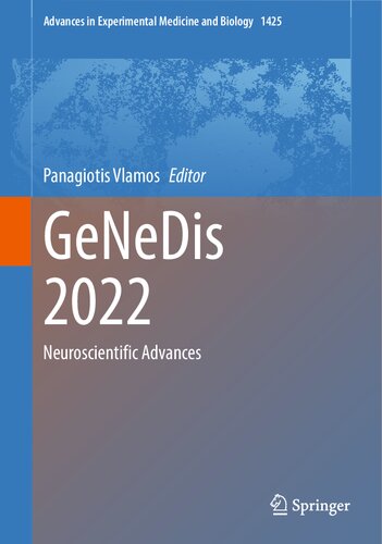 Genedis 2022 Neuroscientific Advances 1st Ed 2023 Panagiotis Vlamos