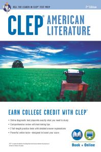 Clep American Literature Book Online 2nd Edition Jacob Stratman