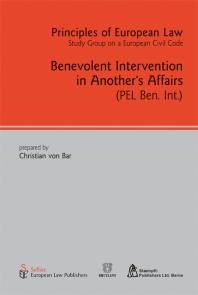 Benevolent Intervention In Anothers Affairs 1st Edition Christian Von Bar