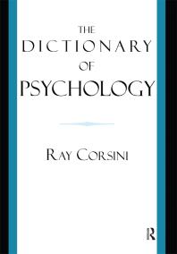 The Dictionary Of Psychology Ray Corsini