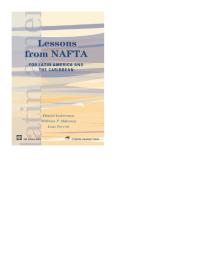 Lessons From Nafta For Latin America And The Caribbean 1st Edition Daniel Lederman William F Maloney Luis Serven