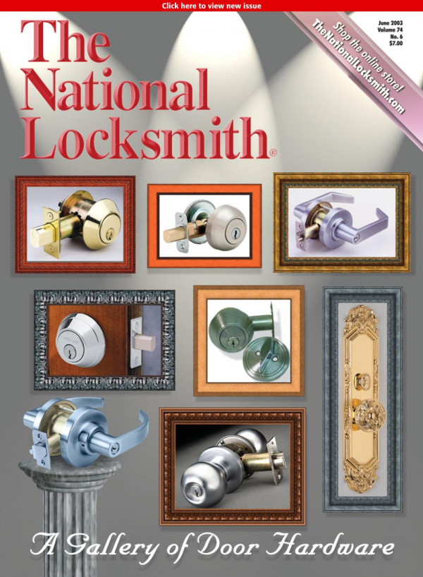 The National Locksmith Volume 74 Number 6 6th Edition The National Locksmith