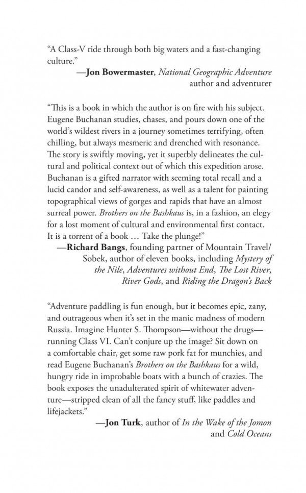Brothers On The Bashkaus A Siberian Paddling Adventure Eugene Buchanan