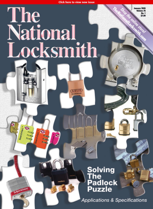 The National Locksmith Volume 76 Number 1 1st Edition The National Locksmith