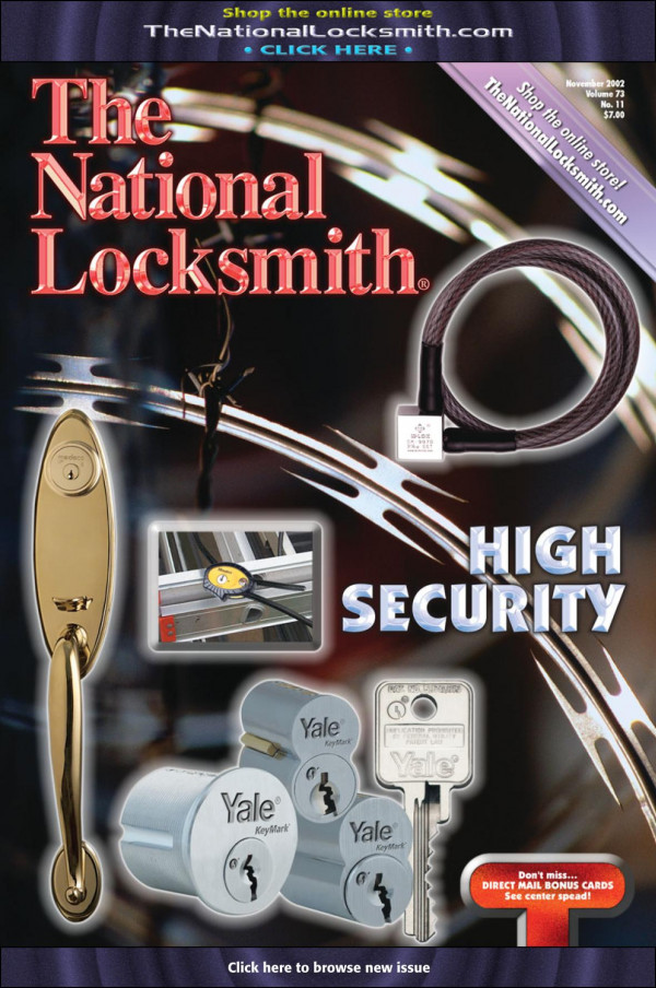 The National Locksmith Volume 73 Number 11 11th Edition The National Locksmith