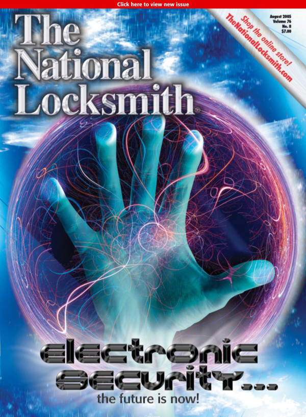 The National Locksmith Volume 76 Number 8 8th Edition The National Locksmith