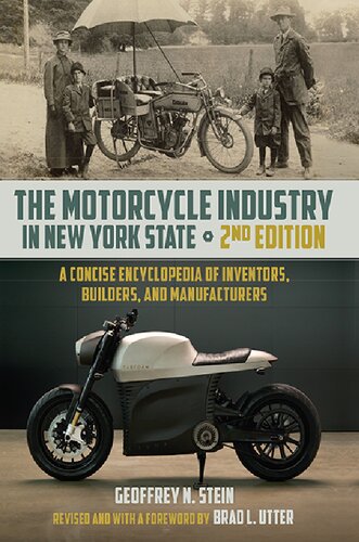 Motorcycle Industry New York State Sechb Motorcycle Industry In New York State Second Edition 2nd Edition Geoffrey N Stein