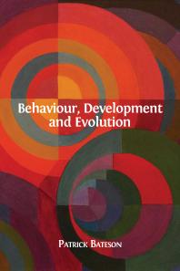 Behaviour Development And Evolution 1st Edition Patrick Bateson